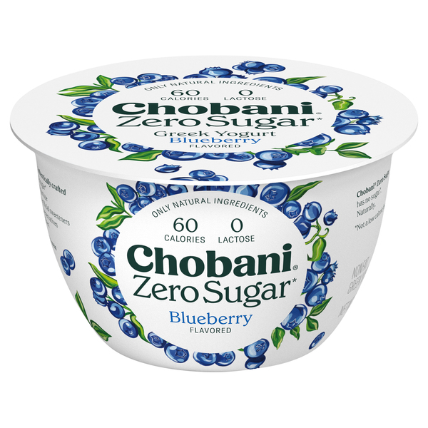 Is it Low FODMAP Chobani Zero Sugar Blueberry Greek Yogurt